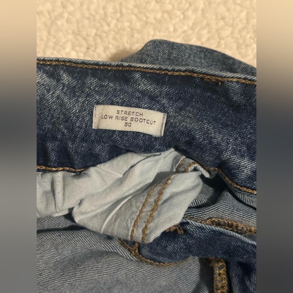 Pacsun Women’s Denim Blue Jean with Pockets size 30 Stretch Low Rise Bootcut - Picture 11 of 13